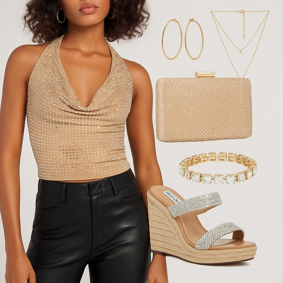 ☆Steve Madden Silver Wedge Sandals☆